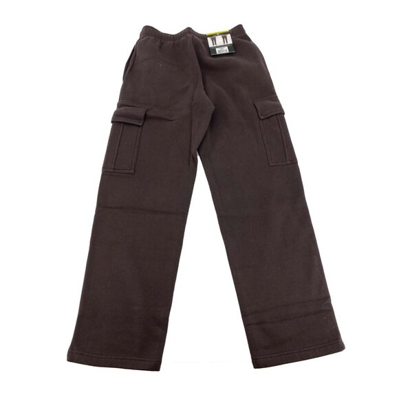 Tuff Athletics Women's Fleece Cargo Pants | Brown | Size Small **NEW - Picture 2 of 3